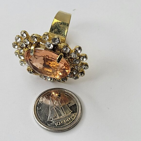 Crystal Fashion Adjustable Ring - Picture 4 of 8